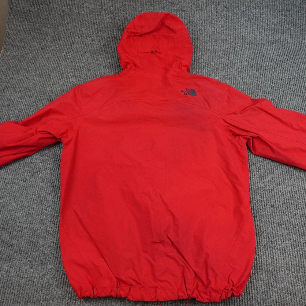 The North Face Jacket Mens Large Red DryVent Hooded Insulated Waterproof Ski